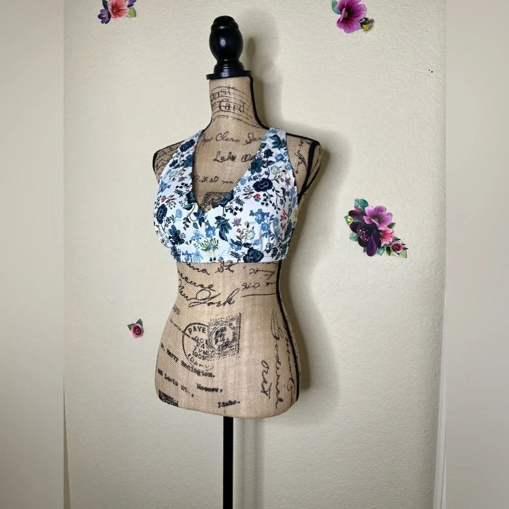 Cremieux Folkrique Floral Bikini Top